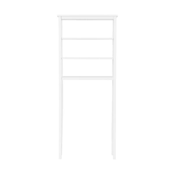 Alaterre Furniture Dover Over Toilet Organizer with Open Shelving ANDO72WH - main